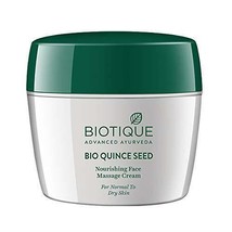 Biotique Bio Quince Seed Nourishing Face Massage Cream 175gm Ayurveda skin care - £26.41 GBP