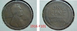 Lincoln wheat penny 1916 good  101 thumb200