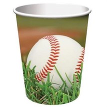 Sports Fanatic Baseball 9 oz Hot/Cold Cups 8 Pack Birthday Party Decorations - £8.81 GBP