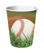 Sports Fanatic Baseball 9 oz Hot/Cold Cups 8 Pack Birthday Party Decorat... - £8.73 GBP