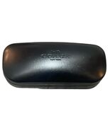 Coach New York  Glasses/Sunglasses Case Clamshell  Black/ Gold GREAT CON... - $215.54 MXN