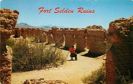 Old Chrome Postcard NM J597 Fort Selden Ruins Los Cruces Truth or Consequences - £3.71 GBP