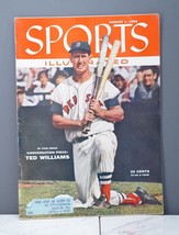 Vintage 1955 Sports Illustrated Magazine Ted Williams Cover Page August 1, 1955 - £108.98 GBP