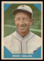 1960 Fleer Baseball Greats #20 Eddie Collins VG-EX-B108R12 - $29.70