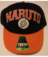 Boys Naruto Hidden Leaf  ball caps New with tags Small One Size Adjustab... - $16.51 CAD