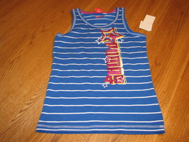 Puma girls active tank top shirt PGS27167 452 vict blue L large youth NW... - $11.35