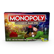 MONOPOLY Longest Game Ever, Classic Gameplay with Extended Play- Ages 8 &amp; Up - £41.41 GBP