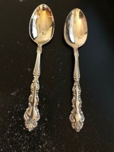 2 Oneida Community BEETHOVEN Silverplate Teaspoons 6 1/8 Inches SET of 2 - £7.09 GBP