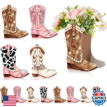 Memorywuu 12 Set Western Boots Flower Boxes Centerpiece Boot Shape Gift ... - $38.21