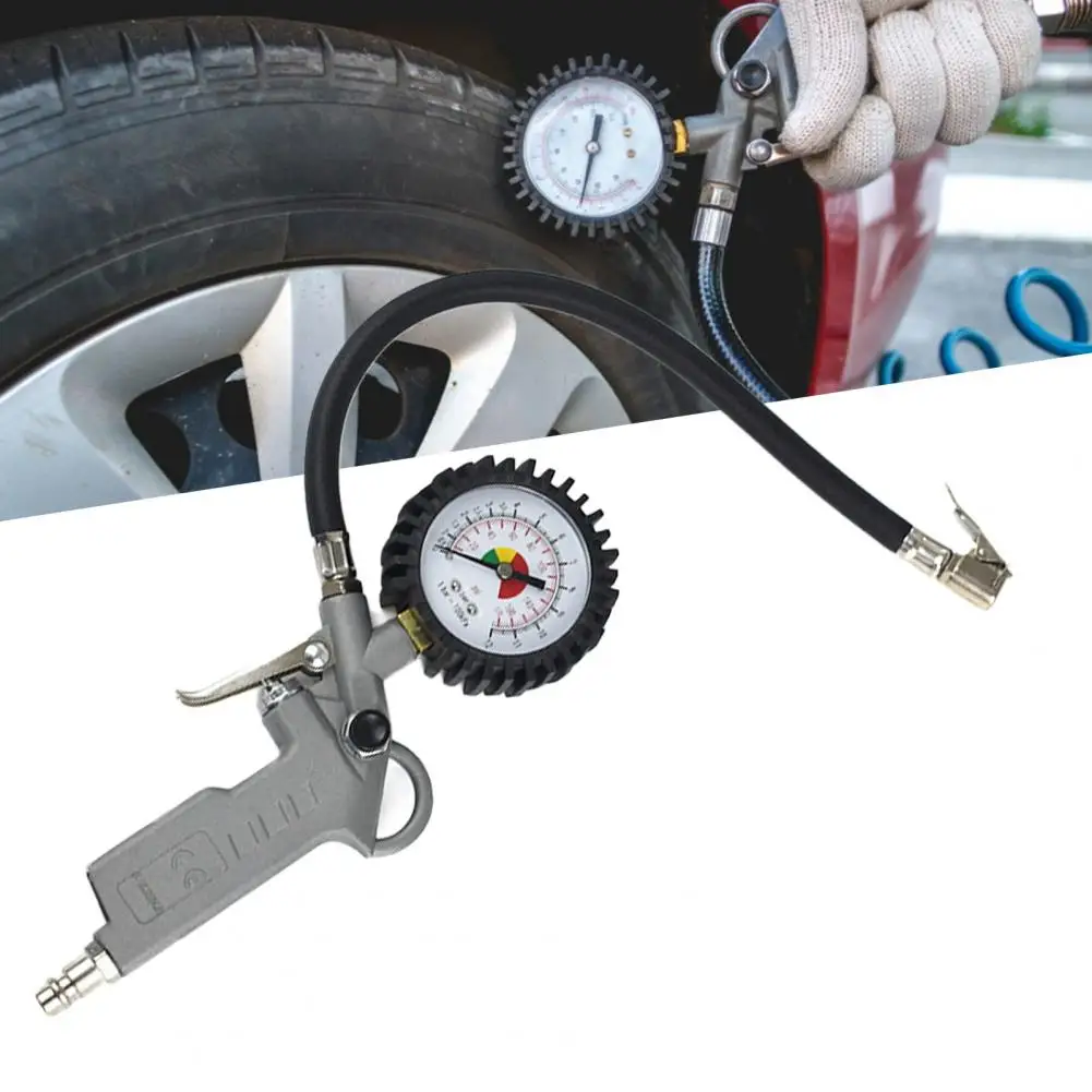 Tire Pressure Meter Large Screen High Precision Easy to Operate Quick Detection  - £87.64 GBP