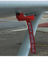 Universal Pitot Cover With Bright Red &quot;Remove Before Flight&quot; Streamer PI... - $421.99 MXN