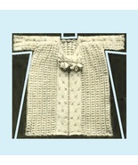 Infant Crocheted Kimono 2. Vintage Crochet Pattern for Baby Sweater PDF Download - $2.50