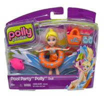 2011 POOL PARTY POLLY POCKET W/ DOLPHIN MATTEL OPEN IN ORIGINAL PACKAGE - $175.07 MXN