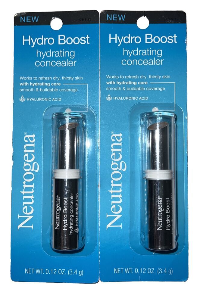 (Pack Of 2) Neutrogena Hydro Boost Hydrating Concealer  #20 Light (New/S... - $24.52