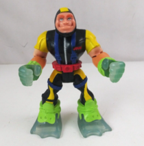 2002 Mattel Fisher Price Rescue Heroes Gill Gripper Scuba Diver 6&quot; Actio... - $8.09 CAD