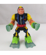 2002 Mattel Fisher Price Rescue Heroes Gill Gripper Scuba Diver 6&quot; Actio... - $5.93