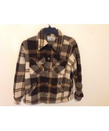 VINTAGE ORVIS FISHING TACKLE PLAID GREEN BUTTON FRONT WOOL MENS JACKET S... - €57,14 EUR