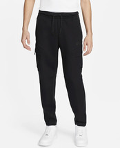 Nike Sportswear Tech Fleece Pants Straight Leg Bungee Black DQ4312 2XL - £65.14 GBP