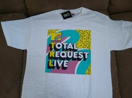 MTV Musica Televisione - 2021 Totale Request Live Bianco Retro ~ S M L XL - £15.78 GBP+