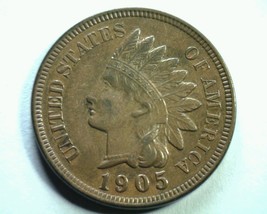 1905 Indian Cent Penny Choice About Uncirculated+ Ch. Au+ Nice Original Coin - £21.14 GBP