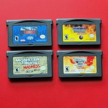Monster Truck Madness Mayhem Jam Nintendo Game Boy Advance Lot 4 Games Authentic - £18.70 GBP