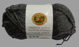 Lion Brand Yarns Charcoal Gray 152 Soft Acrylic Alpaca Skein 3.5 oz Knitting - £3.15 GBP