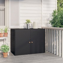  Garden Storage Cabinet Black - $2,700.90 MXN