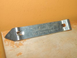 Quick and Easy 4.75&quot; Can Bottle Opener beer soda Vaughan USA patent 1,99... - $4.49