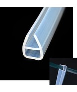 Frameless Glass Shower Door Sweep 137.8&quot; for 5/16&quot;(8mm) Glass U-Type Sea... - $20.37 CAD