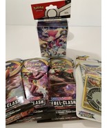 Pokemon TCG Sword and Shield Rebel Clash Bundle Pack Factory Sealed Coll... - £29.20 GBP