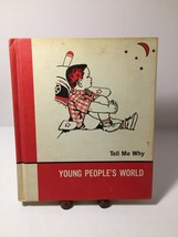 Vintage 1966 Young People&#39;s World Tell Me Why Book Volume 5 Childrens Press - £5.89 GBP
