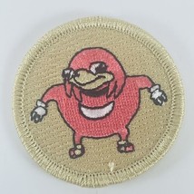 BSA Boy Scout Patrol Ugandan Knuckles Do You Know De Wae 2 inch Round Patch - £3.85 GBP