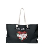 I Stand with Gaza Black Tote Bag Free Gaza Palestine Palestinian Heart L... - $997.45 MXN