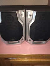 Audiovox 8 ohm Bookshelf Home Speakers-Very Loud-Rare-SHIPS N 24 HOURS - £116.26 GBP