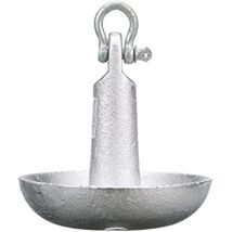 Seachoice Mushroom Anchor, Cast Iron, Aluminum-Painted, Silver, 10 Lbs.,... - $57.98 CAD