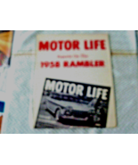 MOTOR  LIFE  REPORTS  ON  THE  1958  RAMBLER     NEAR  MINT  !! - £19.29 GBP