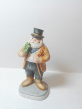 Vintage Jolly Santa by Schmid 1985 B. Shackman Glad Tidings ceramic figurine - £14.63 GBP