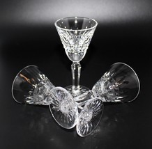 Set of 3 Waterford Crystal Glenmore 3.75” Multisided Stemmed Cordial Goblets - £51.11 GBP