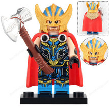 New Thor (Full Armor) Thor Love And Thunder Marvel Minifigures Building Toys USA - £11.34 GBP