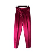 New York &amp; Co 7th Avenue Design Studio Women&#39;s Hot Pink Belted Trouser S... - $39.59