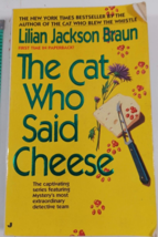 the cat who said cheese by lilian jackson braun  paperback 1997 good - £4.72 GBP