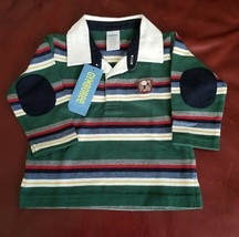 NWT Gymboree Striped Boys Bull Dog Tee Shirt Sz 6 12 Months - $9.50