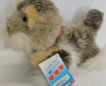 Vintage Tiere Mit Herz Plush Terrier Dog Stuffed Animal with Heart With Tag - $43.55