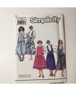 Simplicity 9738 Size 6-14 Misses&#39; Miss Petite Jumpers with Bodice Variat... - £10.30 GBP