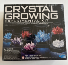 Crystal Growing Science Experimental Kit 7 Experiments W Display Cases - £12.42 GBP