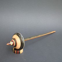 Supported spindle with cup. Wool spinner gift. - £54.72 GBP