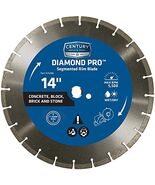 Century Drill &amp; Tool 75486 Diamond Segmented Rim Blade, 14&quot; - $2,312.34 MXN