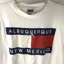 Vintage T-shirt Albuquerque New Mexico Flag Tee 90s grunge XL - £24.09 GBP