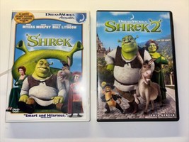 Shrek 1 and Shrek 2 DVD Lot Dreamworks Animation Movie Cartoon - £5.53 GBP