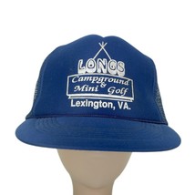VTG Longs Campground Mini Golf Lexington VA Snapback Trucker Hat Adjusta... - £16.81 GBP